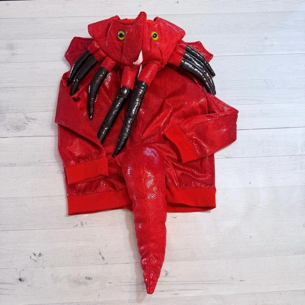 My Dream party‎ red dragon costume zip up sweatshirt 130 6/7